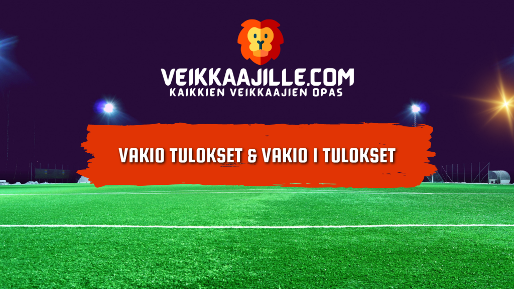 Vakio tulokset