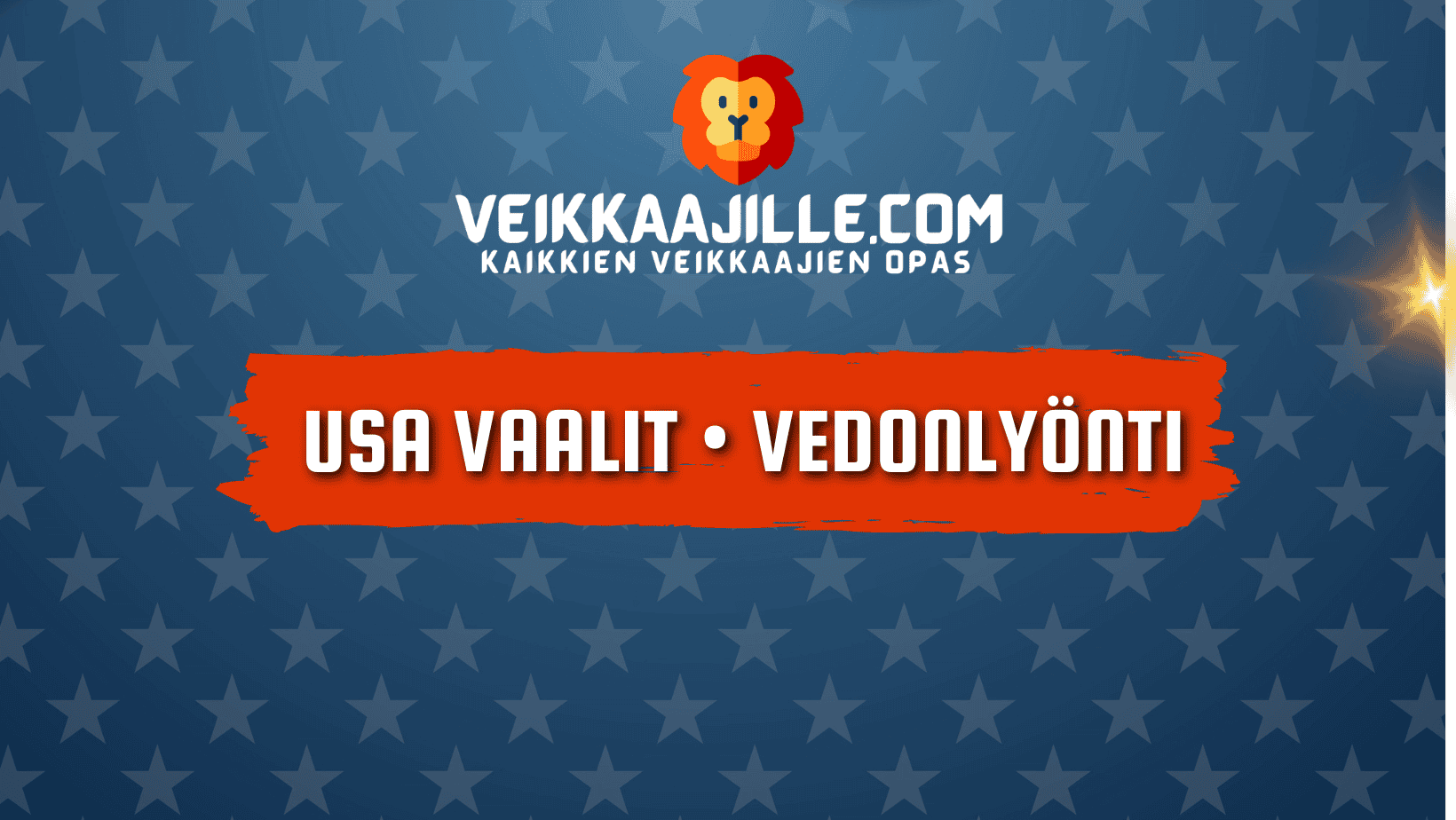 USA Vaalit Vedonlyönti