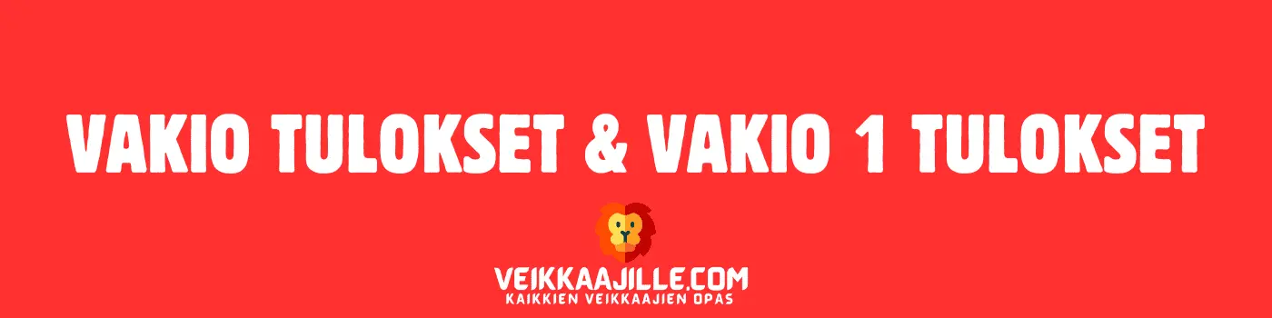 Vakio tulokset